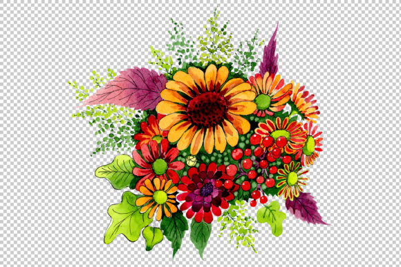 Bouquet of Wild Flowers Watercolor Set: Creative Uses