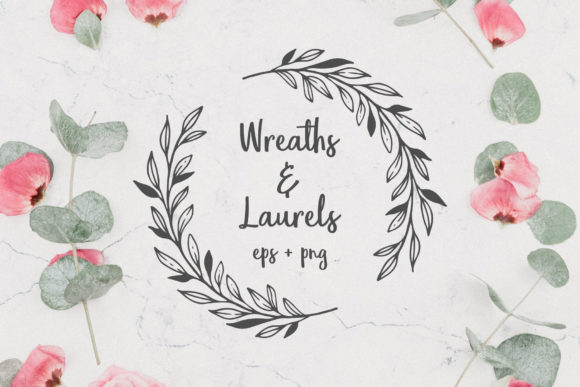Elevating Design Projects with Hand-Drawn Wreaths, Laurels and Frames