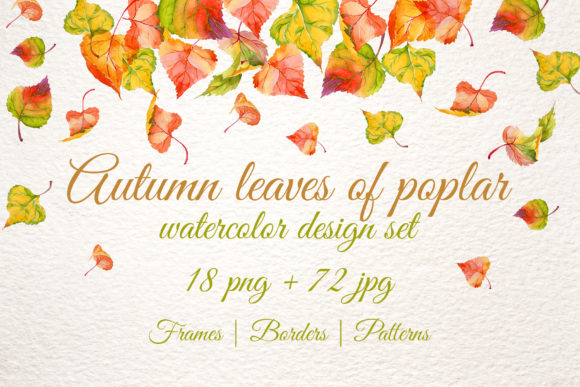 Embracing Seasonal Creativity: A Comprehensive Guide to the Autumn Leaves of Poplar Watercolor Set