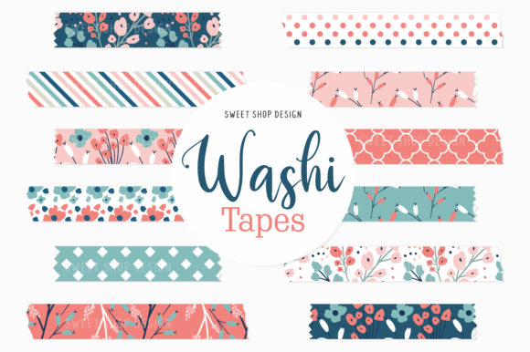 Evaluating Digital Washi Tape Bright Florals for Creative Projects