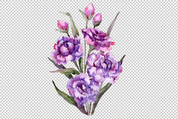 Evaluating the Bouquet of Purple Peony Watercolor Set for Design Projects