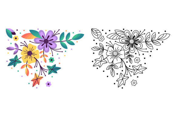 Illustration Flower Art: Elevating Design with Vector Floral Collections