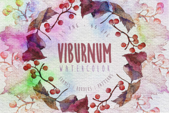Maximizing the Autumn Viburnum Leaf Watercolor Set for Professional Design Results